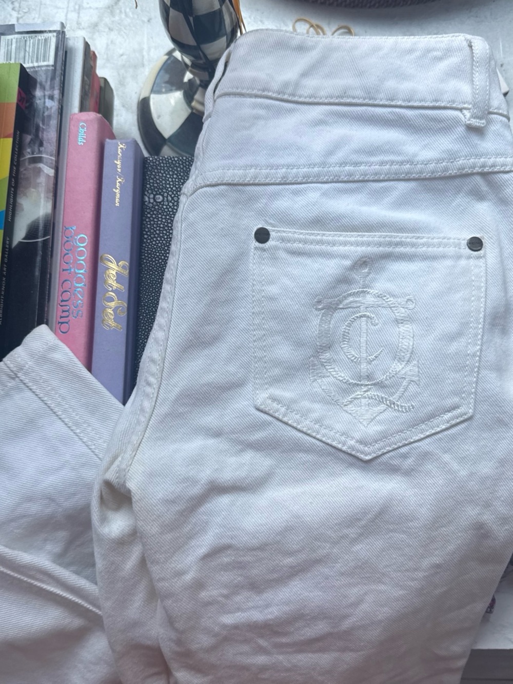 White Alexander McQueen Jeans